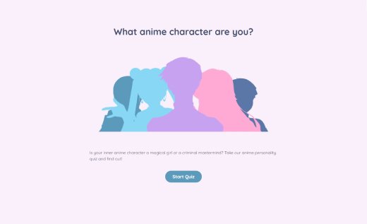 Anime Personality Quiz