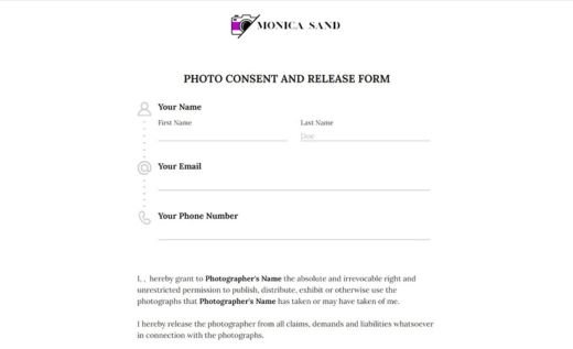 Photo Release Form