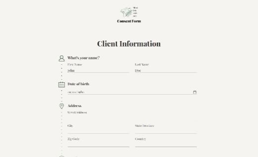 Tattoo Consent Form